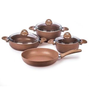 4home 7-dielna sada riadu Granite Brown vyobraziť