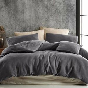 Kvalitex Mušelínové obliečky tmavosivá, 140 x 220 cm, 70 x 90 cm, 140 x 220 cm, 70 x 90 cm vyobraziť