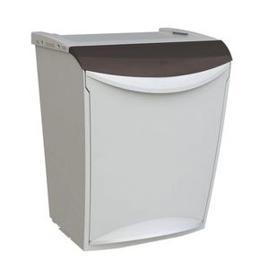 Denox Ekosystem odpadkový kôš na triedený odpad 25 l, sivý - zmes vyobraziť