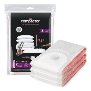 Compactor Súprava vákuových úložných vriec Aspispace XL 140 l, 80 x 130 cm, 3 ks, 3 ks vyobraziť