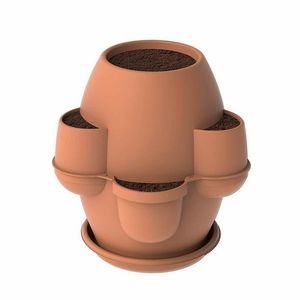 Bama Záhradný kvetináč s podmiskou Oasi teracota, 70 x 80 x 70 cm vyobraziť