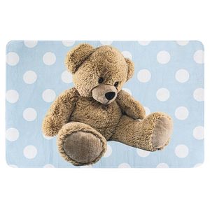 Vopi Detský koberec Ultra Soft Medvedík modrá, 100 x 150 cm vyobraziť
