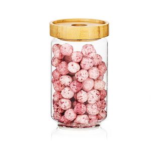 4Home Sklenená dóza na potraviny s viečkom Bamboo Style, 800 ml, 800 ml vyobraziť