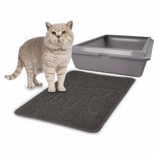 Flamingo Podložka pred mačaciu toaletu Rosie, sivá vyobraziť