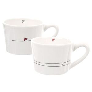 Orion domáce potreby Hrnček SRDIEČKA linky 2 x 230 ml vyobraziť