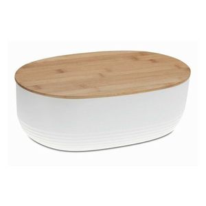 Kela Plastový chlebník NAMUR, biela vyobraziť