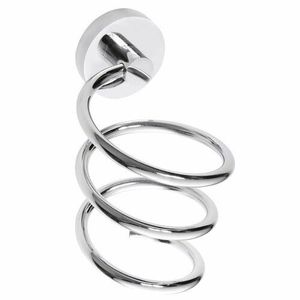 SAPHO XR002 X-Round držiak fénu, špirálový, strieborná vyobraziť