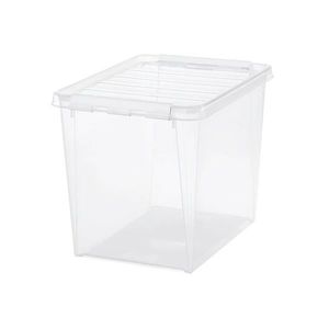 SmartStore Úložný box s bielymi klipmi Classic, 25 l, 25 l vyobraziť