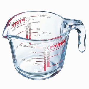 Pyrex Sklenená odmerka 0, 25 l, 9 x 8 cm, 250 ml vyobraziť