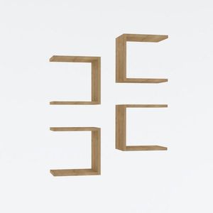 Polička Base Sapphire Oak, 4 ks vyobraziť