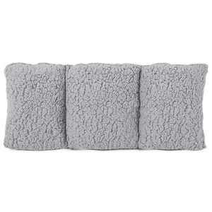 4home Vankúš pod chrbát baránok sivá, 60 x 30 cm vyobraziť