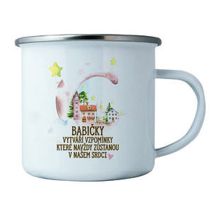 Bohemia Gifts Plechový hrnček Babičky, 350 ml vyobraziť