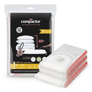 Compactor 3-dielna sada vákuových vriec Compactor Bag Aspispace vyobraziť