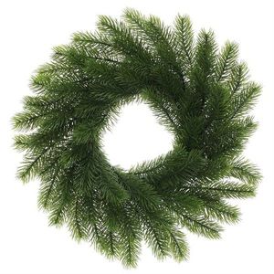 Umelý smrekový veniec, pr. 30 cm, zelená vyobraziť