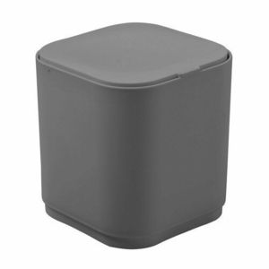 GEDY 630808 Seventy stolný odpadkový kôš výklopný, 1, 2 l, sivá vyobraziť