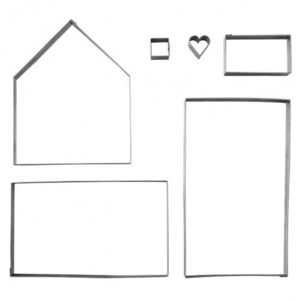 Vykrajovadlo nerez Chalúpka sada 6 ks vyobraziť