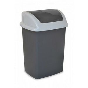 Odpadkový kôš Swing, 10 l, antracit, 10 l vyobraziť