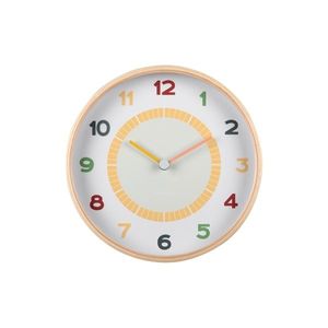 Dizajnové nástenné hodiny Karlsson 5962MC žlté, priemer 25 cm vyobraziť