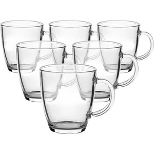 Florina Sada sklenených hrnčekov Herbal, 365 ml, 6 ks vyobraziť