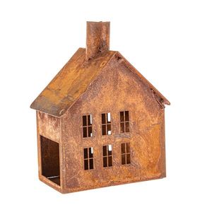 Kovový svietnik Rustik House, 9, 5 x 9, 5 x 13 cm, 13 cm vyobraziť