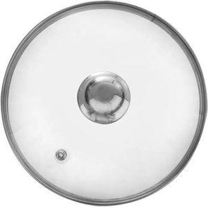 Orion Sklenená poklice s nerezovou úchytkou, pr. 22 cm, 22 cm vyobraziť