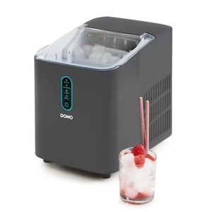 DOMO DO1132IB kompresorový výrobník ľadu, sivá vyobraziť