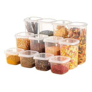 Plastové dózy v súprave 12 ks na potraviny Fresco – Hermia vyobraziť