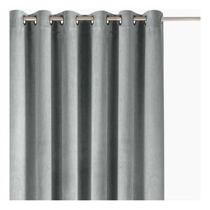 Sivý zamatový dimout záves 265x175 cm Velto – Filumi vyobraziť