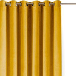 Zamatový dimout záves v horčicovej farbe 140x300 cm Velto – Filumi vyobraziť