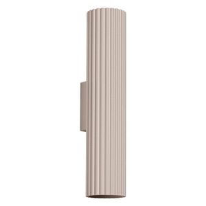 Taupe kovové nástenné svietidlo Gleam – Sollux vyobraziť