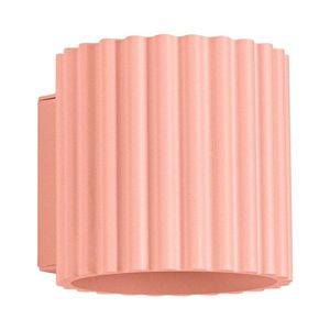 Broskyňové nástenné svietidlo ø 10 cm Zora – Sollux vyobraziť