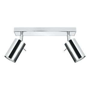 Kovové bodové svietidlo v striebornej farbe 6x30 cm Etna – Sollux vyobraziť