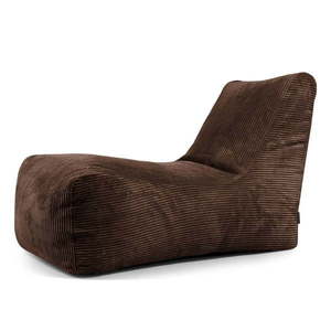 Tmavohnedý menčestrový sedací vak Lounge – SLOWDOWN vyobraziť