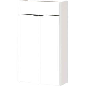 Biela skrinka v dekore duba 56x97x22 cm Ameca – Germania vyobraziť