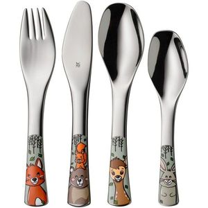 Antikoro detský príbor 4 ks v striebornej farbe Forest Friends – WMF vyobraziť