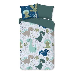 Zelené/modré detské obliečky na jednolôžko z mikrovlákna 140x200 cm – Good Morning vyobraziť