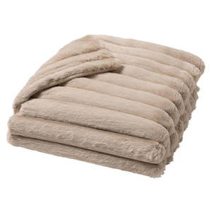 Svetlohnedá deka z mikroplyšu 180x220 cm Boudoir – douceur d'intérieur vyobraziť