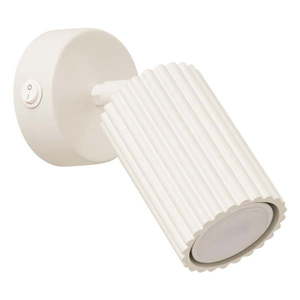 Krémovobiele bodové svietidlo 8x16 cm Gleam – Sollux vyobraziť