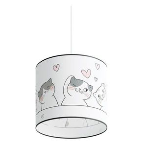 Biele detské svietidlo Puss – Sollux vyobraziť