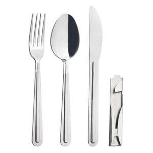 Antikoro príbor 4 ks v striebornej farbe KEMP – Orion vyobraziť