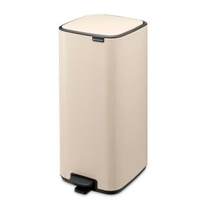 Béžový pedálový oceľový odpadkový kôš 30 l Bo – Brabantia vyobraziť