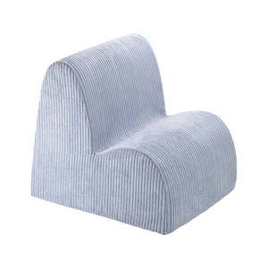 Modré menčestrové detské kresielko Cloud – Wigiwama vyobraziť