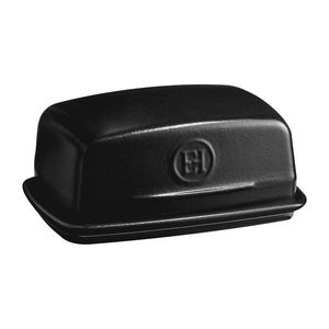 Čierna keramická nádobka na maslo – Emile Henry vyobraziť