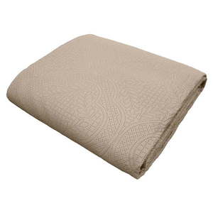 Svetlohnedá súprava prikrývky a obliečky na vankúš z mikrovlákna 240x260 cm Romane – douceur d'intérieur vyobraziť