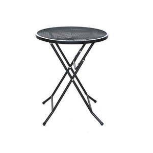 Kovový okrúhly záhradný jedálenský stôl ø 60 cm - Rojaplast vyobraziť