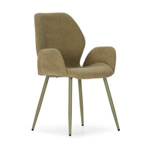 Zelené čalúnené jedálenské kreslá v súprave 2 ks Ansu – Marckeric vyobraziť