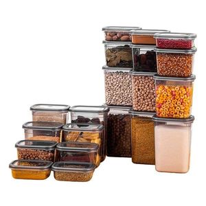 Plastové dózy v súprave 20 ks na potraviny Fresco – Hermia vyobraziť