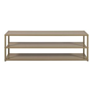 Taupe kovový TV stolík 120x40x35 cm Teun – WOOOD vyobraziť