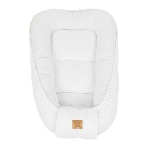 Biele hniezdočko pre bábätko 55x83 cm – Meowbaby vyobraziť