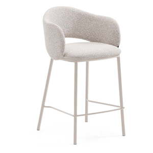 Barová stolička slonovinová (výška sedadla 65 cm) Maina – Kave Home vyobraziť